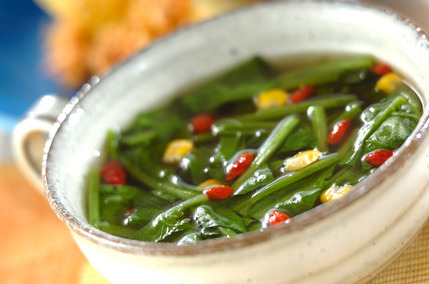 ホウレン草のトロミスープ