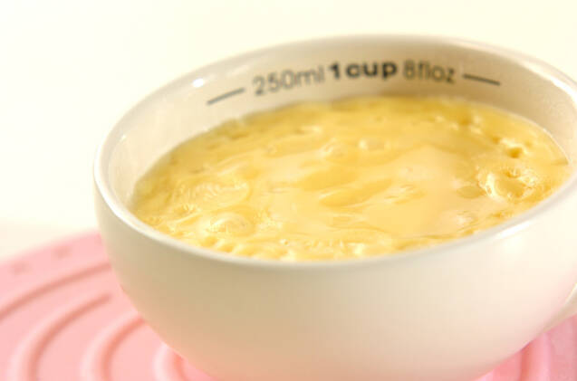 電子レンジで簡単なめらか！豆乳プリン by 山口 祐未さんの作り方の手順3