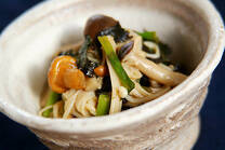 キノコの海苔和え