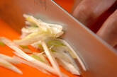 豚肉とニンニクの芽のピリ辛炒めの下準備4