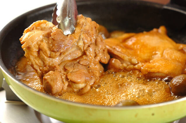 作り置き鶏肉の梅酒煮の作り方の手順2