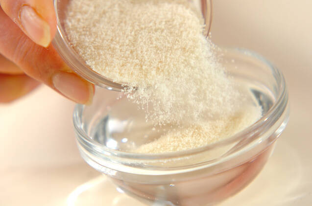 バニラアイスのせコーヒーゼリーの作り方の手順1