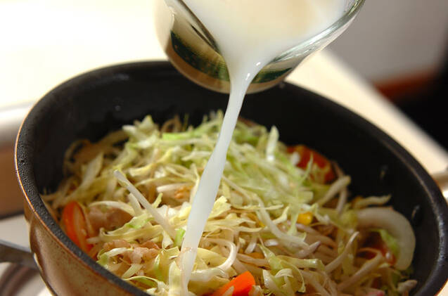 ちゃんぽん風素麺の作り方の手順7