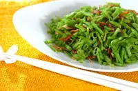 キヌサヤベーコン炒め