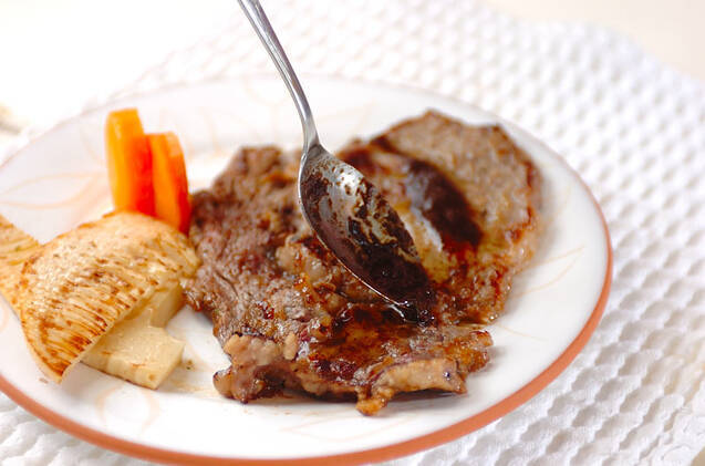 ガーリックステーキの作り方の手順9