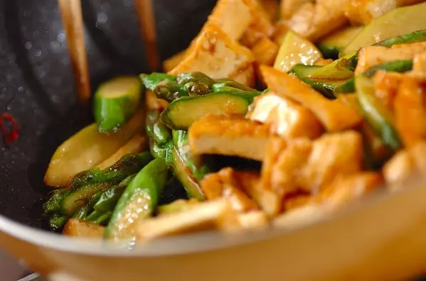 厚揚げきんぴらの作り方2