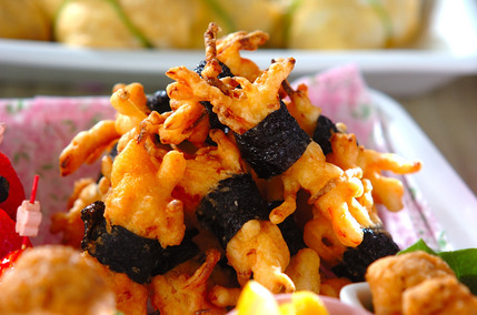 サキイカのり天ぷら