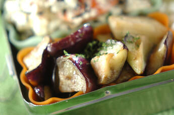 ナスのアンチョビ炒め