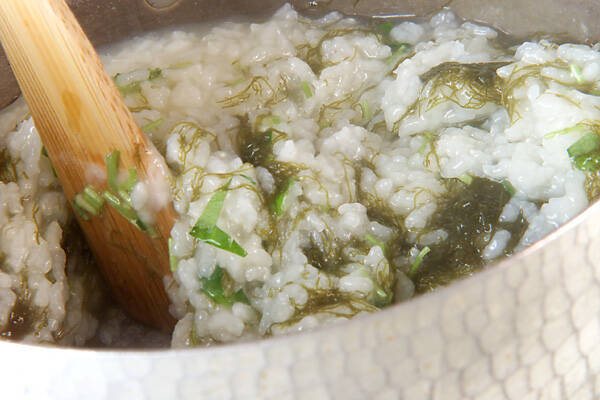あんかけもずく粥の作り方の手順5