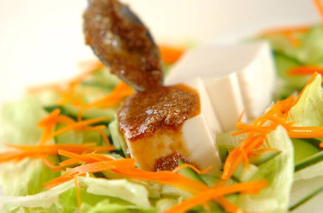 豆腐とたっぷり野菜のサラダの作り方の手順7