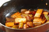 豚肉と白ネギの甘辛炒め煮の作り方の手順5