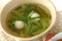 チンゲンサイのスープ