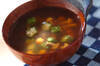 ナメコとオクラのスープの作り方の手順