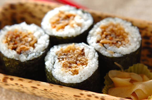 切干し大根の煮物巻き寿司