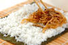 切干し大根の煮物巻き寿司の作り方の手順3