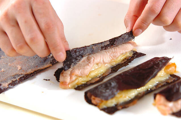 ささ身のりチーズ焼きの作り方の手順6