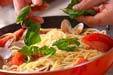 アサリとトマトのパスタの作り方の手順7