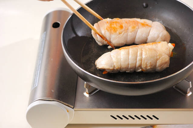 ロールチキンの作り方の手順4