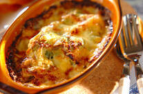 ネギとアボカドの簡単グラタン