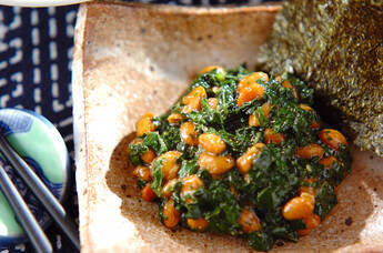 ネバネバモロヘイヤ納豆