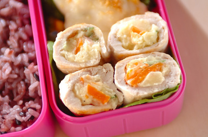 鶏ささ身のポテトサラダ巻き