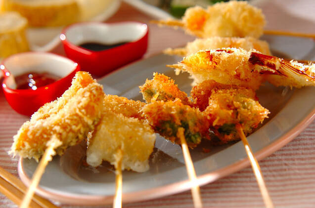 おうちで本格！いろいろ串揚げ