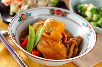 エビ芋と手羽の煮物