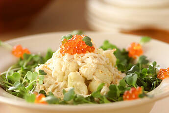 大根とカリフラワーのホワイトサラダ