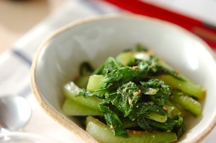 チンゲンサイのゴマ和え