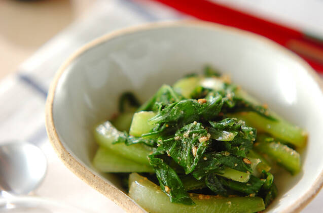 チンゲンサイのゴマ和え