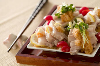 ゆで豚バラおろしのせ