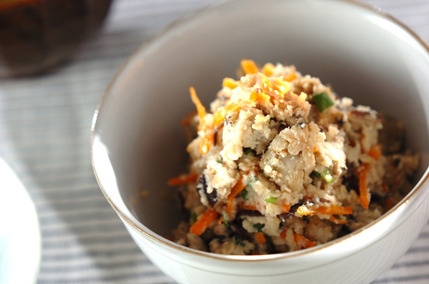 アサリのおから炒め煮