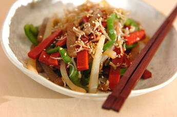 おコンニャのきんぴら