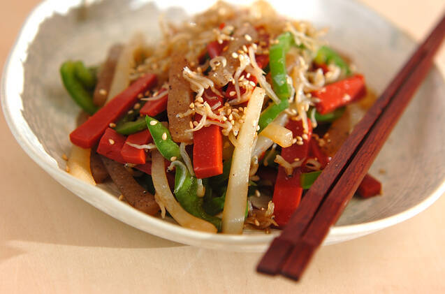 おコンニャのきんぴら