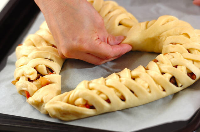 ハートのアップルリングの作り方の手順14