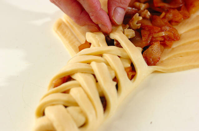 ハートのアップルリングの作り方の手順13