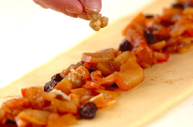 ハートのアップルリングの作り方の手順12