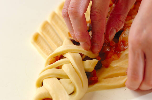 ハートのアップルリングの作り方の手順13