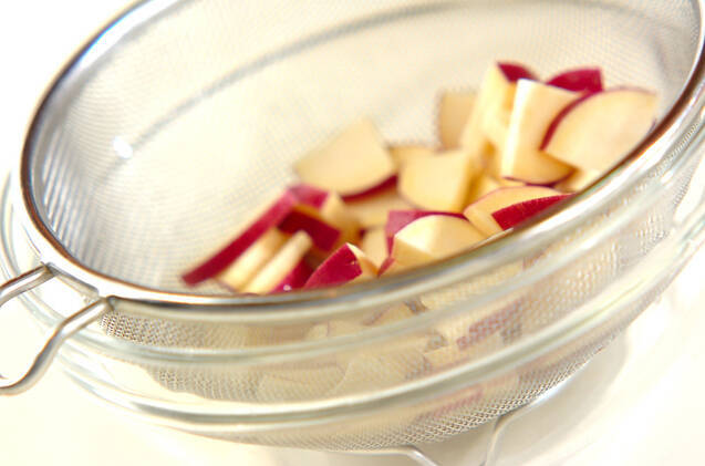 サツマイモご飯の作り方の手順2