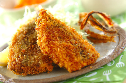 イワシのチーズはさみフライ