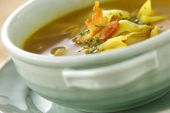 キャベツのカレースープ