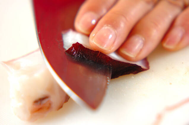 ワカメとタコのマヨポン和えの作り方の手順2