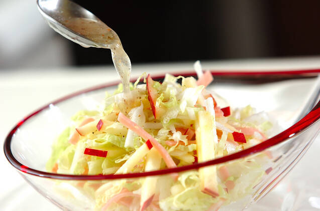 白菜とリンゴのサラダの作り方の手順5