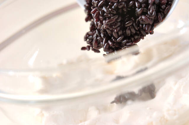 黒米ココナッツぜんざいの作り方の手順1