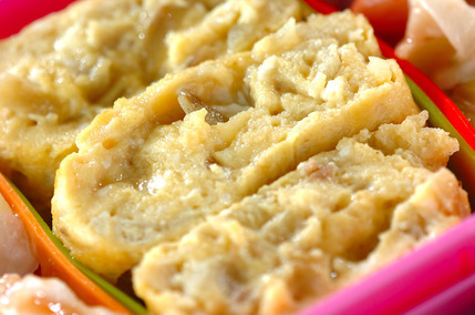 きんぴらゴボウの卵焼き