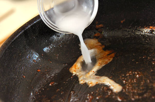 薄切り豚肉のショウガ炒めの作り方の手順7