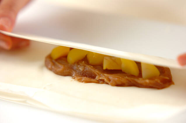 マロンのスティックパイの作り方の手順5