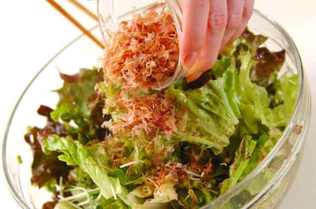 サニーレタスのサラダの作り方の手順5