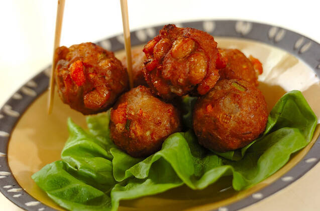 大豆入り揚げ団子の作り方の手順5