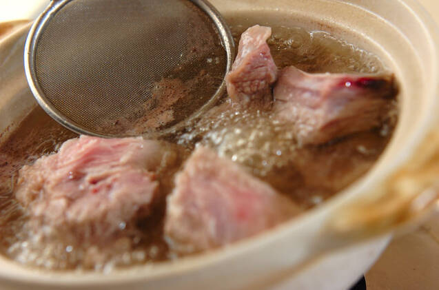 みそ仕立ての豚バラ鍋の作り方の手順8